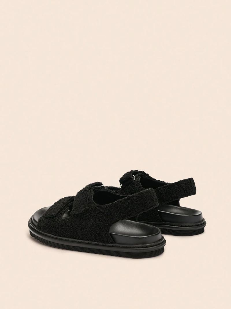 Maguire | Women's Tavira Black Teddy Sandal Last Units