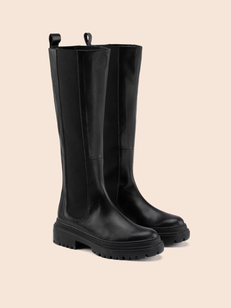 Maguire | Women's Monza Black Boot Knee-high Boot