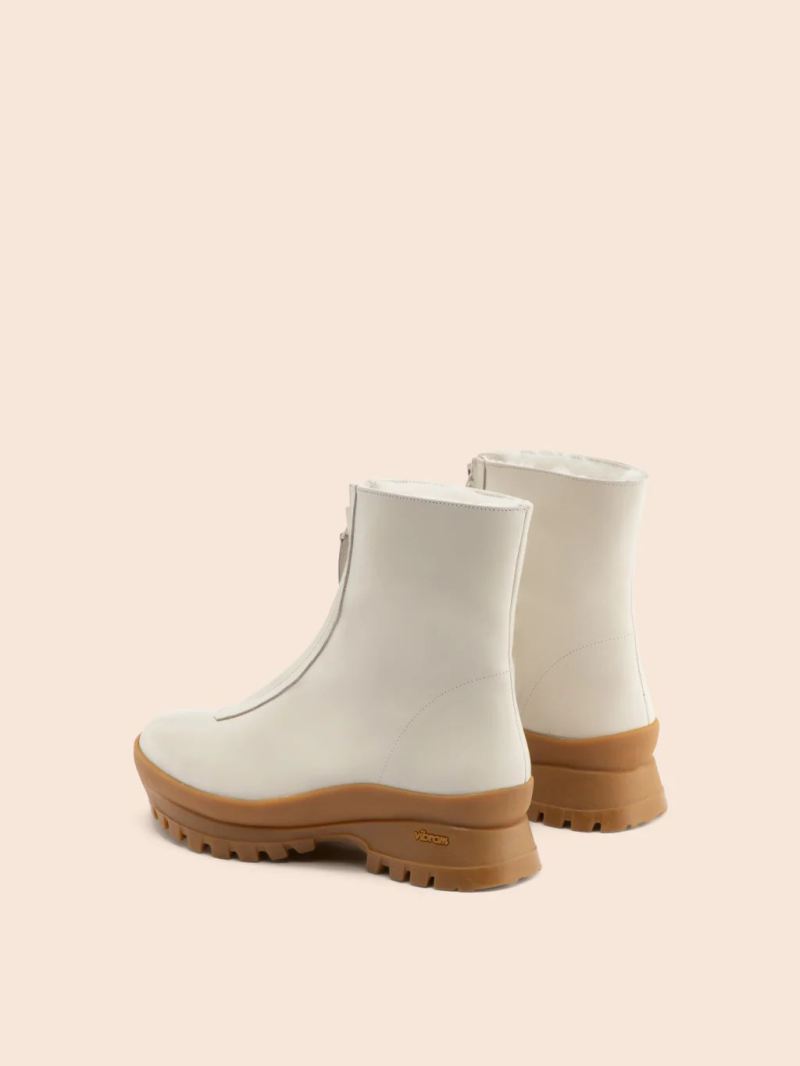 Maguire | Women's Estrella Lined Cream Boot Shearling lined