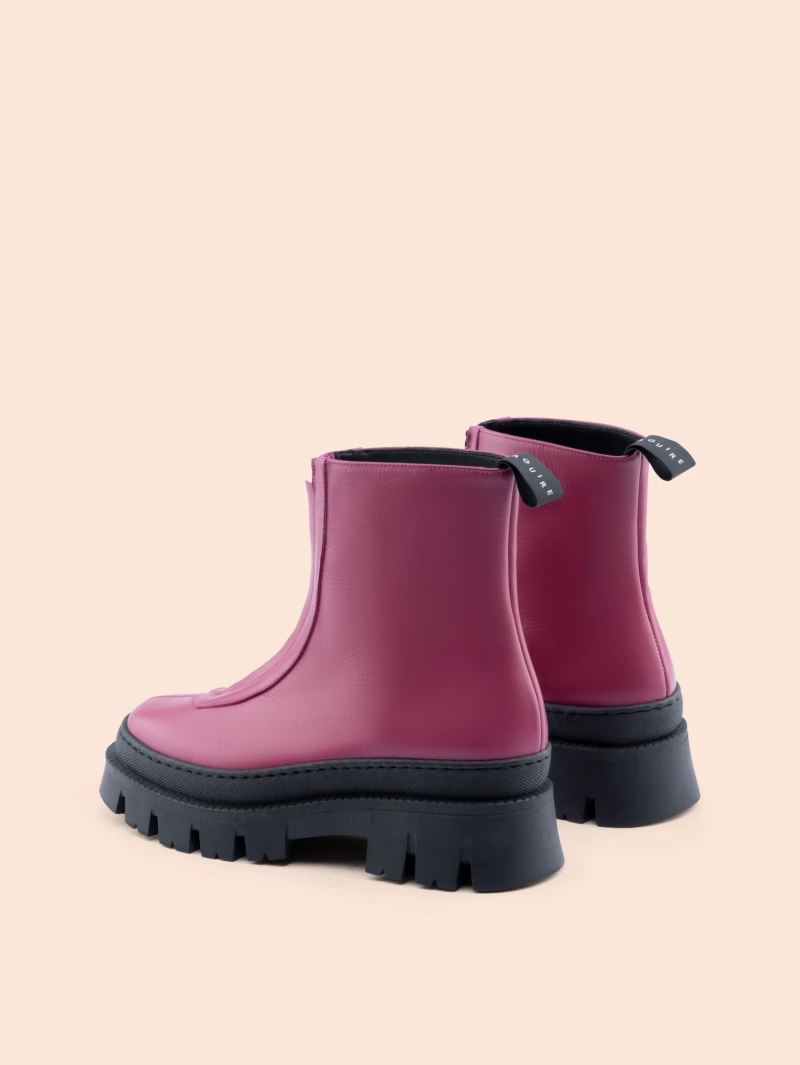 Maguire | Women's Lana Pink Boot Front-Zip Boot