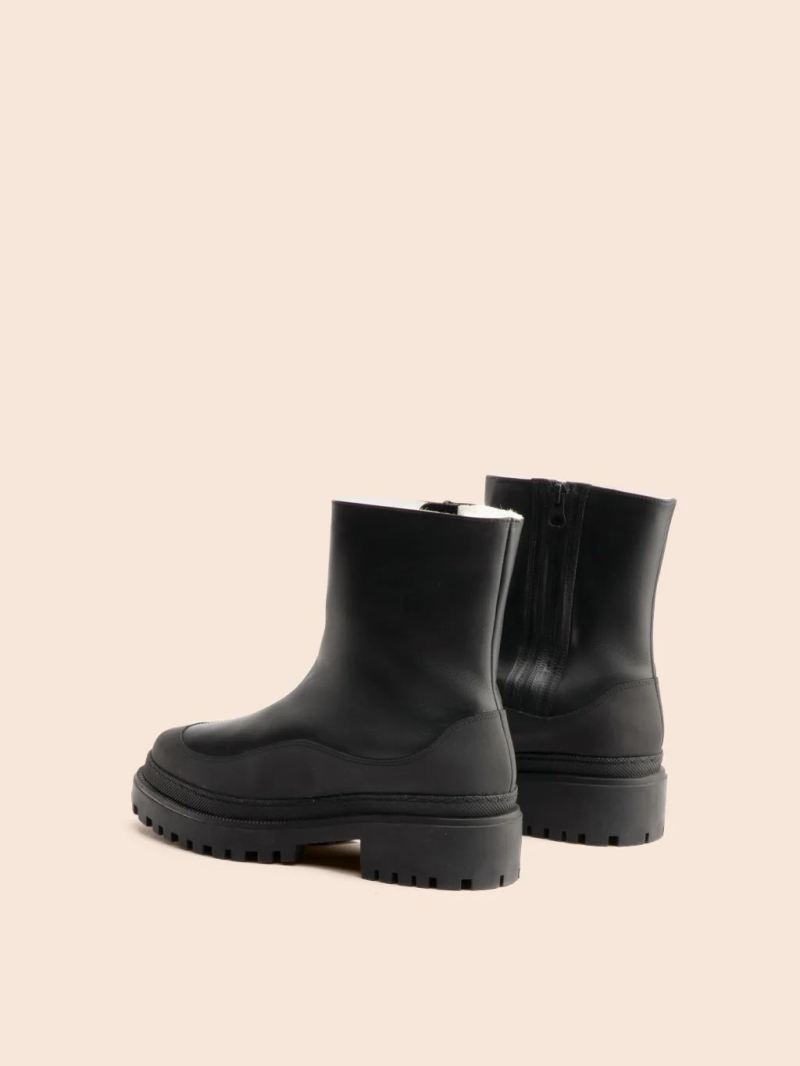 Maguire | Women's Nisa Black Winter Boot Shearling Lined